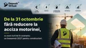 De la 31 octombrie fără reducere la acciza motorinei, cu euro la 6 lei în scenariu: ce înseamnă 2027 pentru constructori
